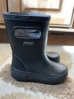 Bogs Toddler Black Waterproof Rubber Puddle Boots Toddler Size 8