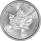 Canada Platinum Maple Leaf - 1 oz - $50 - BU - .9995 Fine - Random Date