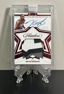 New Listing2021-22 Flawless Kevin Durant Patch Auto ENCASED Star Swatch Jersey Match 7/15🔥