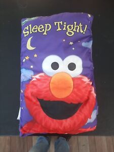 Sesame Street Sleep Tight Elmo Pillow Storybook Pre-owned 