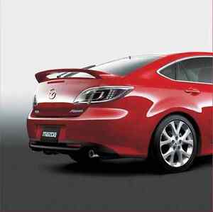 For 09-12 Mazda 6 Sedan 4 Doors UNPAINTED Rear Wing Spoiler OE Style No Light (For: 2012 Mazda 6 i Sedan 4-Door 2.5L)