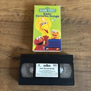 Sesame Street: Kids’ Favorite Songs VHS 1999 Elmo’s Top Ten Countdown Sony Film