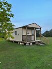 Unfinished Tiny house for sale 12 x 32 ft with 4' porch Derksen home $27,500