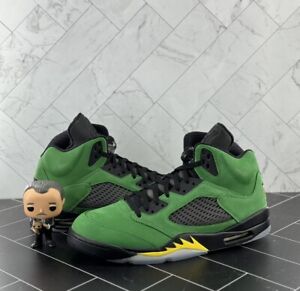 Nike Air Jordan 5 Retro SE Oregon 2020 Size 13 CK6631-307 Green Black Yellow OG