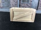 1:12 Scale Medium Wooden Shipping Crate Prop Diorama Action Figure Photography