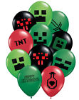 25 - Pixelated 8-Bit Video Game Party Latex Balloons!