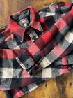 Vintage 1940s Woolrich Plaid Men's Heavy Wool Shirt Jacket USA Xl Size 56