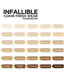 L’OREAL INFALLIBLE FOUNDATION UP TO 24H WEAR - SPF 25 YOU CHOOSE EXPIRED
