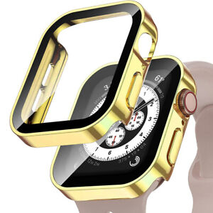 For Apple Watch Series 8 7 6 5 4 SE 40/44/45mm Full Cover Case Screen Protector