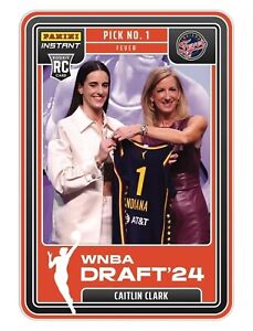 2024 Panini Instant Caitlin Clark #1 Pick Iowa WNBA Draft Night Indiana Fever PS