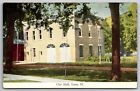 Lena Illinois~City Hall~2 Story Brick Structure~Garage Doors~c1908 Postcard