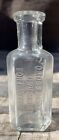 Gross & Pellens Druggists Fort Wayne Ind. Indiana Embossed Medicine Bottle