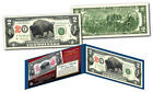1901 Bison Buffalo Lewis Clark $10 Banknote Designed on Modern Genuine $2 Bill