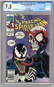 Amazing Spider-Man #347 (1991) CGC 7.5 Newsstand Edition featuring Venom