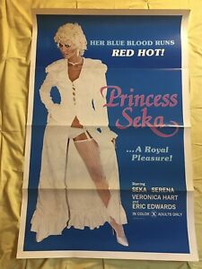 Princess Seka & Blue Ribbon Blue , 2 Posters  (1980) Very Fine. 27 X 41 Original