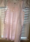 Carole Vintage Womens XL Nightgown Gown USA Made Pink Floral Sleeveless EUC PJs