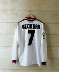 MANCHESTER UNITED 1998 Away Jersey David Beckham Size L