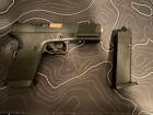 Airsoft Salient Arms Glock Pistol Black Edition W Upgrades Green Gas Blowback!!