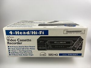 SV2000 Video Cassettte Recorder 4-head/Hi-Fi Mod# SVB106AT NEW IN BOX
