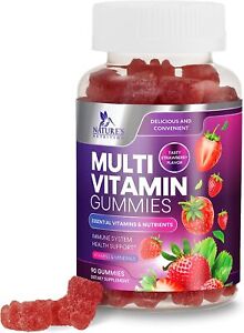Natural Complete Daily Gummy Vitamin - Multi with Vitamins A, C, E, B6, B12