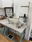 Juki DDL-5550N-7 W/ CP-230 Panel Single Needle Lockstitch Sewing Machine & Table