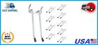 Double Arm Pegboard Hooks 4 Inch 10PC, Fit 1/4