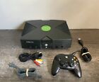New ListingClean Original Xbox Console System Bundle With Controller & Cords - Tested