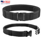 Tactical Belt 2 Inch Belts for Mens Nylon Web Work Belt with Heavy Duty Buckle