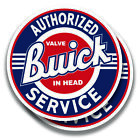 VINTAGE BUICK SERVICE DECAL 2 Stickers Bogo For Car Window Bumper Truck