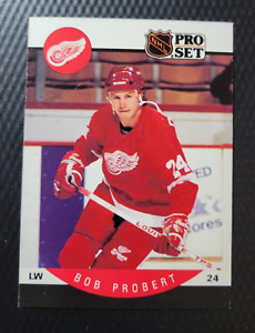 1990-91 Pro Set BOB PROBERT Detroit Red Wings Hockey NHL Card #76