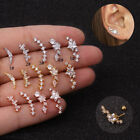 Titanium&Steel For Women Ear Cartilage Helix Piercing Stud Earring Jewelry Gifts