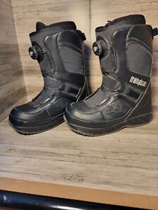 Thirtytwo 32 Double Boa Snowboard Boots, US Men's Size 9 Black