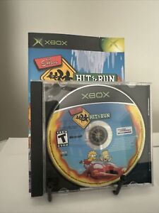 The Simpsons: Hit & Run (Microsoft Xbox, 2003) Disc Plus Manual Tested