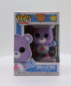 Funko Pop! Care Bears 40th Care A Lot Bear #1205 Vinyl Figure