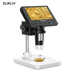 Elikliv Digital Microscope 1000X USB Coin Microscope 4.3
