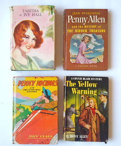Vtg Teen Girl Mystery Books Lot of 4 Connie Blair Penny Nichols Allen Hardback