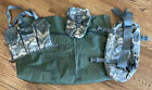 Lot of Military Gear Army Air Force Waist Pack Pouch Waterproof Bag Field Gear