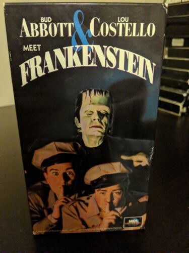 Abbott and Costello Meet Frankenstein (VHS, 1991) 1948 Horror *BUY 2 GET 1 FREE*