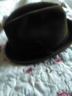 vintage resistol 7 1/2 mens fedora hat