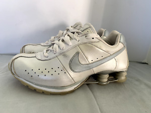 Nike Womens Shox Classic 2 309351-101 White Casual Shoes Sneakers Size 8