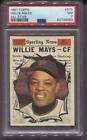 1961 TOPPS WILLIE MAYS ALL STAR #579 - SAN FRANCISCO GIANTS - HIGH # - PSA 7 NM