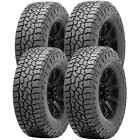 (QTY 4) 35X12.50R20LT Falken Wildpeak A/T4W 125R F Black Wall Tires