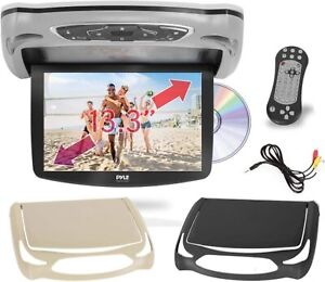 Pyle Car Roof Mount 13.3in DVD Player Monitor Overhead Flip Down Screen