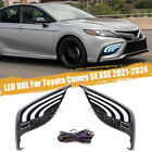 LED DRL Daytime Running Fog Lights For Toyota Camry SE XSE 2021 2022 2023 2024 (For: 2021 Toyota Camry XSE)