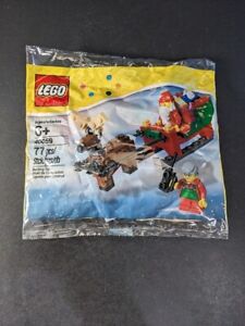 2013 Lego 40059: Santa's Sleigh Seasonal Christmas Retired New in Polybag