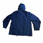 Alpha Industries Cold Weather Field Jacket Men's XL Military USA Coat Dark Blue