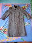 Vintage Burberrys Tweed Wool Over Coat -  Prorsum Tweed Trench Sz 36R