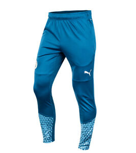 Puma Manchester City Training Pants Men's Soccer Pants Slim-Fit Blue 772864-06