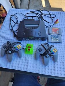New ListingNintendo 64 N64 Console Tested Working w/ 2 Controllers, 2 Games (Regular Pak)