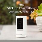Ring Stick Up Cam Battery HD Security Indoor/Outdoor Camera 3rd Generation White